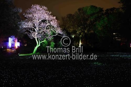Weihnachtslichtershow Christmas Garden Köln gastiert vom 17. November 2022 bis zum 15. Januar 2023 im Kölner Zoo (&copy; Thomas Brill)