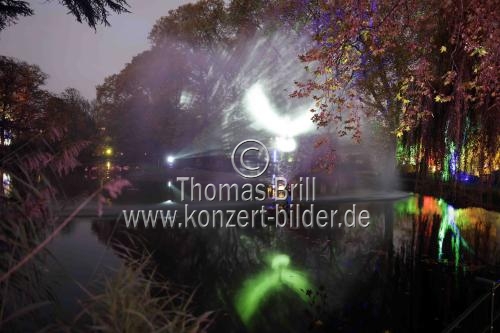Weihnachtslichtershow Christmas Garden Köln gastiert vom 17. November 2022 bis zum 15. Januar 2023 im Kölner Zoo (&copy; Thomas Brill)