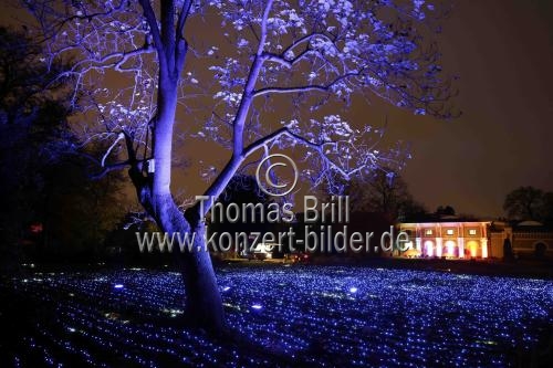 Weihnachtslichtershow Christmas Garden Köln gastiert vom 17. November 2021 bis 16. Januar 2022 im Kölner Zoo (&copy; Thomas Brill)