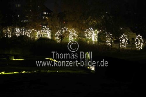 Weihnachtslichtershow Christmas Garden Köln gastiert vom 17. November 2021 bis 16. Januar 2022 im Kölner Zoo (&copy; Thomas Brill)