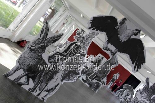 Russische Künstlerkollektiv Chto Delat? gastiert mit seiner Ausstelung Perestroika: Twenty Years After: 2011-1991 vom 27. August bis 18. September 2011 im Kölnischer Kunstverein - Die Brücke Köln (&copy; Thomas Brill)