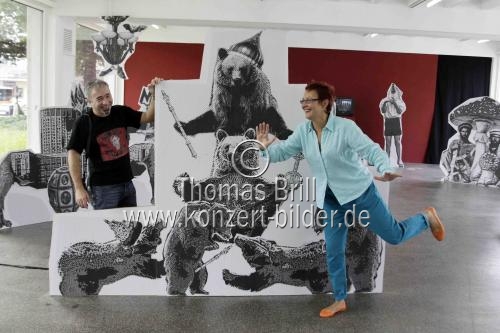 Russische Künstlerkollektiv Chto Delat? gastiert mit seiner Ausstelung Perestroika: Twenty Years After: 2011-1991 vom 27. August bis 18. September 2011 im Kölnischer Kunstverein - Die Brücke Köln (&copy; Thomas Brill)