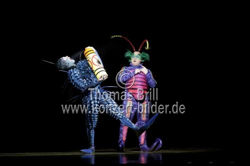 Kanadischer Zirkus Cirque du Soleil gastiert mit seinem Programm 