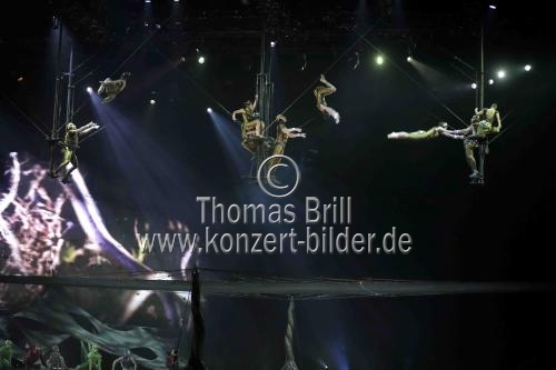 Kanadischer Zirkus Cirque du Soleil gastiert mit seinem Programm 