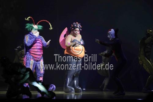 Kanadischer Zirkus Cirque du Soleil gastiert mit seinem Programm 