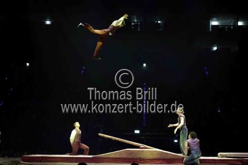 Kanadischer Zirkus Cirque du Soleil gastiert mit dem Programm 