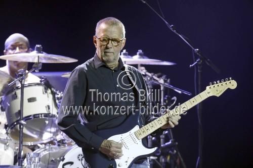 Englische Blues-Sänger und Gitarrist Eric Clapton gastiert auf seiner 