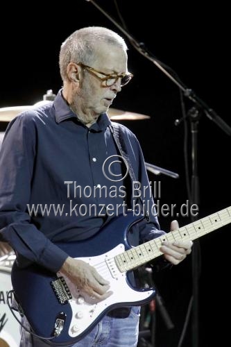 Englische Blues-Sänger und Gitarrist Eric Clapton gastiert auf seiner 