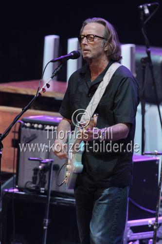 Englische Sänger und Gitarristen Eric Clapton und Steve Winwood gastieren auf ihrer 