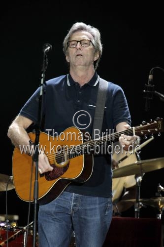 Englische Blues-Sänger und Gitarrist Eric Clapton gastiert auf seiner 