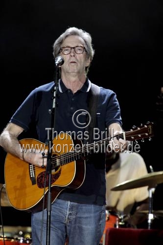 Englische Blues-Sänger und Gitarrist Eric Clapton gastiert auf seiner 