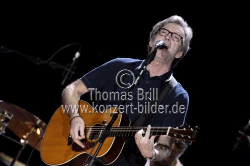 Englische Blues-Sänger und Gitarrist Eric Clapton gastiert auf seiner 