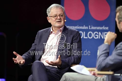 Britische Historiker Sir Christopher Clark und der deutsche Journalist Joachim Frank diskutieren über über Clarks Werk 