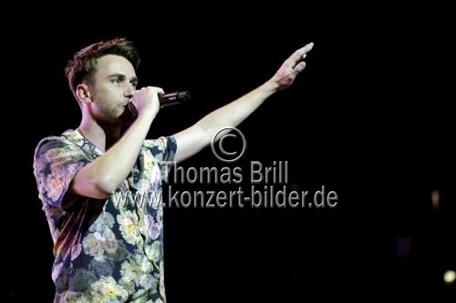 Deutscher Sänger Thomas Hübner alias Clueso gastierte auf seiner 