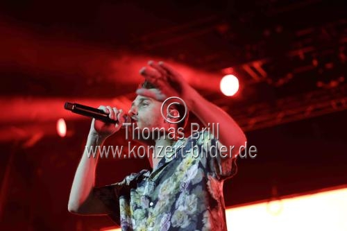 Deutscher Sänger Thomas Hübner alias Clueso gastierte auf seiner 