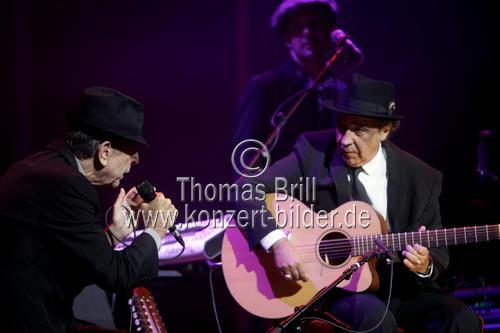 Kanadische Sänger Leonard Cohen gastiert auf seiner 