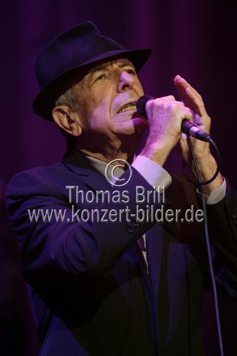 Kanadische Sänger Leonard Cohen gastiert auf seiner 