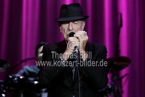 Kanadische Sänger Leonard Cohen gastiert auf seiner 