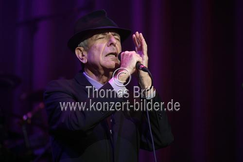 Kanadische Sänger Leonard Cohen gastiert auf seiner 