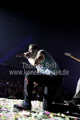 Britische Pop-Rock-Band Coldplay gastiert auf ihrer 