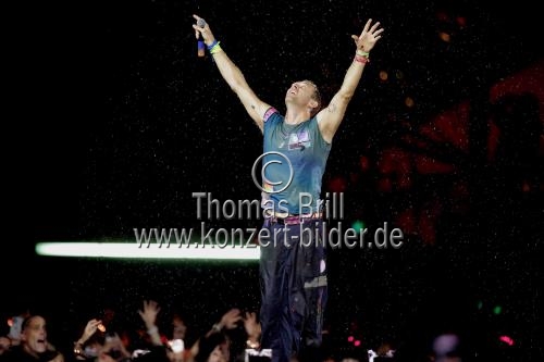 Britische Pop-Rock-Band Coldplay gastiert auf ihrer 