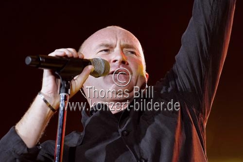 Britische Popstar Phil Collins gastierte auf seiner 