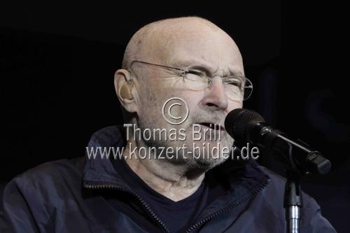 Britische Popstar Phil Collins gastiert auf seiner 