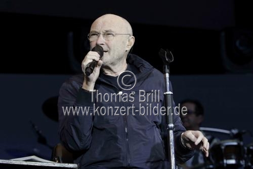 Britische Popstar Phil Collins gastiert auf seiner 