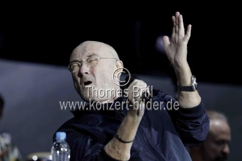 Britische Popstar Phil Collins gastiert auf seiner 