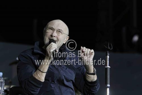 Britische Popstar Phil Collins gastiert auf seiner 