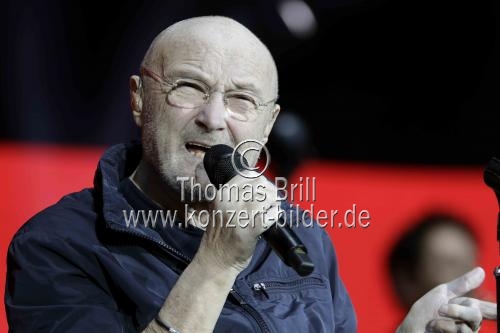Britische Popstar Phil Collins gastiert auf seiner 