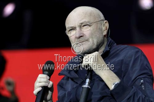 Britische Popstar Phil Collins gastiert auf seiner 