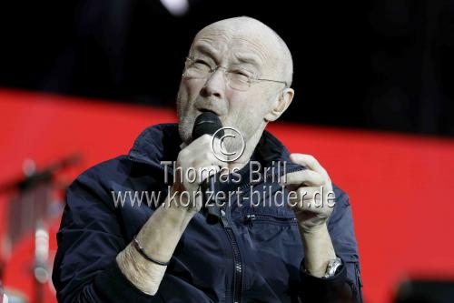 Britische Popstar Phil Collins gastiert auf seiner 