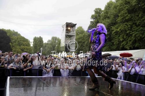 Deutsche Popsängerin Sarah Connor gastiert auf ihrer 