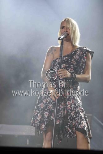 Deutsche Popsängerin Sarah Connor gastiert auf ihrer 