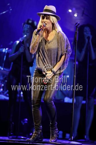 Deutsche Popsängerin Sarah Connor gastierte auf ihrer 