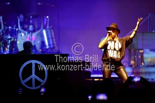 Deutsche Popsängerin Sarah Connor gastiert auf ihrer 