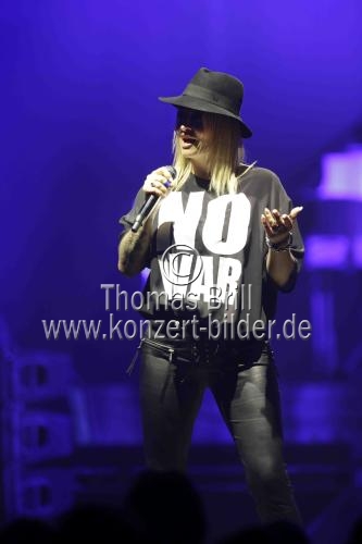 Deutsche Popsängerin Sarah Connor gastiert auf ihrer 