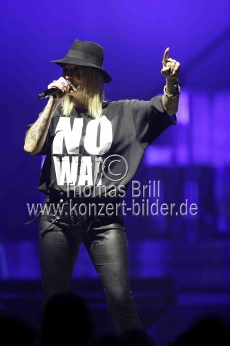 Deutsche Popsängerin Sarah Connor gastiert auf ihrer 