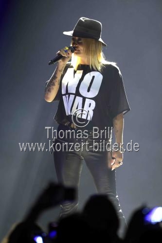 Deutsche Popsängerin Sarah Connor gastiert auf ihrer 