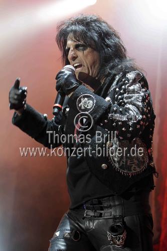 Amerikanische Rockmusiker Alice Cooper gastiert auf seiner 
