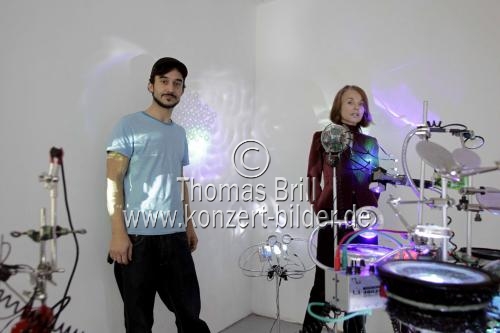 Deutsche Künstler Tobias Daemgen ist Stipendiat des Atelierprogramm des Kölnischen Kunstvereins und der Imhoff Stiftung 2013 im Schokoladenmuseum Köln (&copy; Thomas Brill)