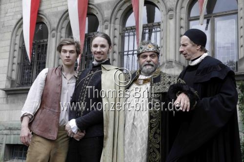 Dreharbeiten zu dem Märchen der Brüder Grimm 