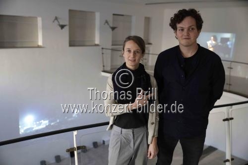 Deutsche Künstler Floian Dedek und Laura Engelhardt gastieren mit ihrer Videoinstallation „Das Schloss“ vom 05. bis 21. Dezember 2019 in der artothek Köln (© Thomas Brill)
