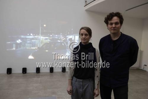 Deutsche Künstler Floian Dedek und Laura Engelhardt gastieren mit ihrer Videoinstallation „Das Schloss“ vom 05. bis 21. Dezember 2019 in der artothek Köln (© Thomas Brill)