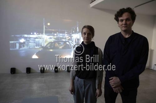 Deutsche Künstler Floian Dedek und Laura Engelhardt gastieren mit ihrer Videoinstallation „Das Schloss“ vom 05. bis 21. Dezember 2019 in der artothek Köln (&copy; Thomas Brill)