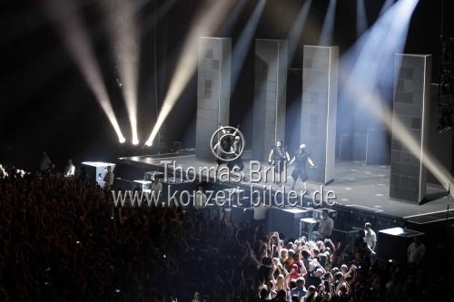 Deutsche Hip-Hop-Formation Deichkind gastiert auf ihrer 