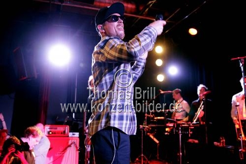Deutscher Hip-Hop-, Reggae- und Funk-Interpret Jan Delay gastiert auf seiner 