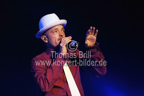 Deutscher Hip-Hop-, Reggae- und Funk-Interpret Jan Delay gastiert auf seiner 