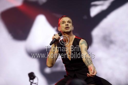 Britische Synthie Pop-Band Depeche Mode gastiert auf ihrer 